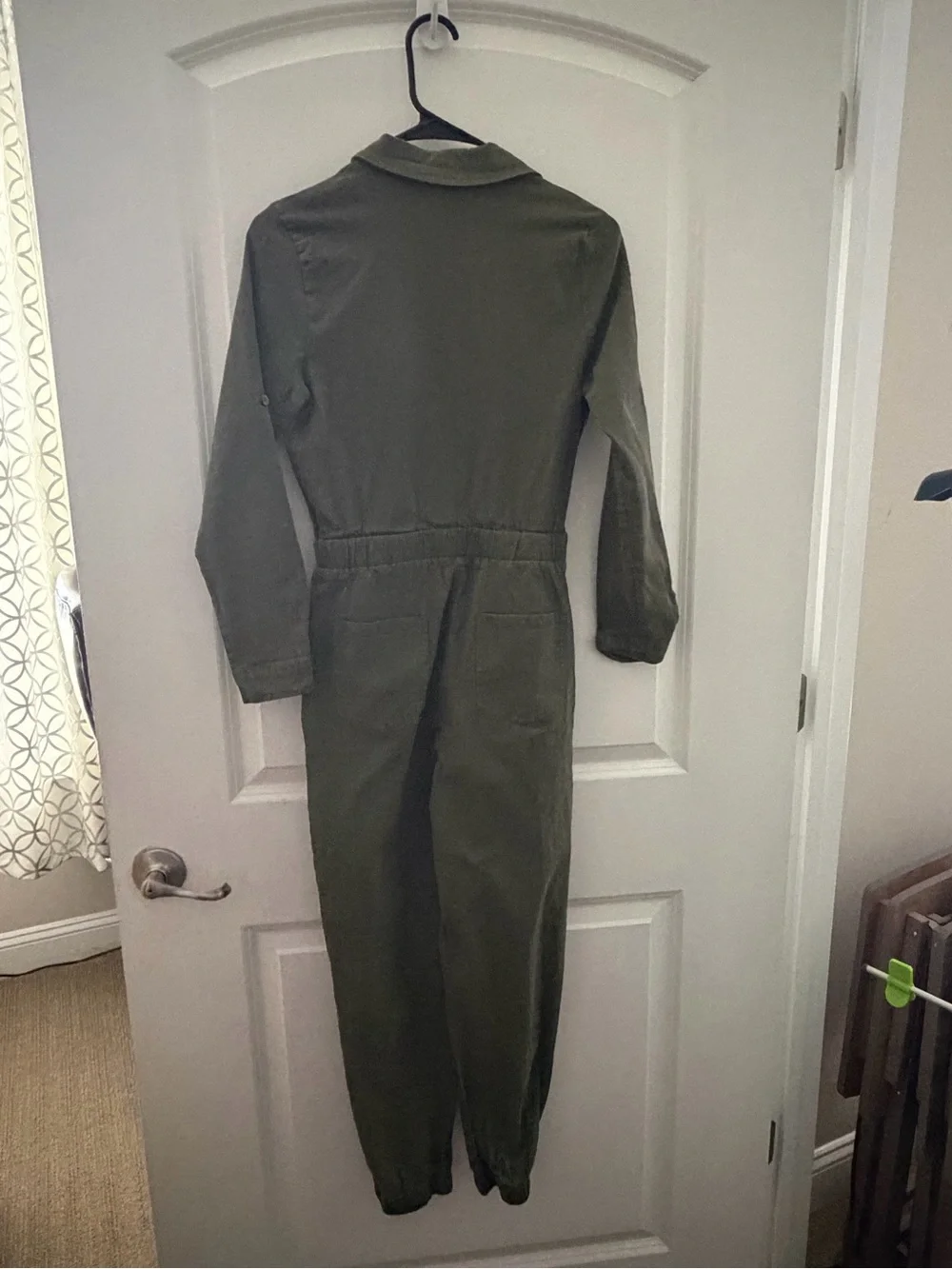 Olive Utility Jumpsuit